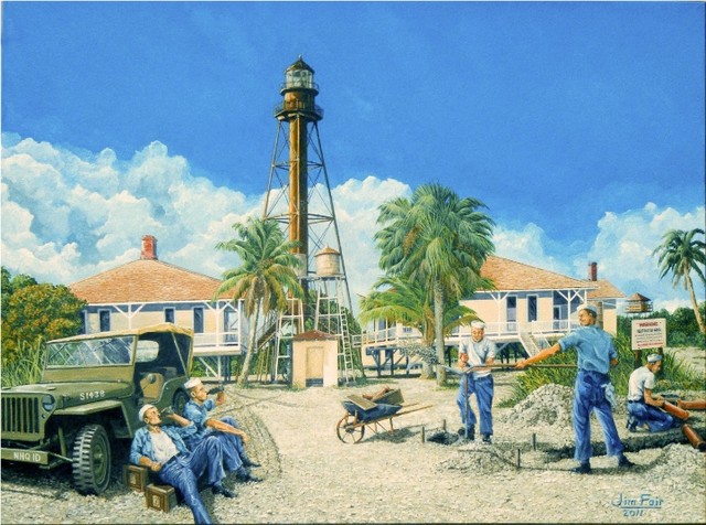 Sanibel Lighthouse 1943 - sold