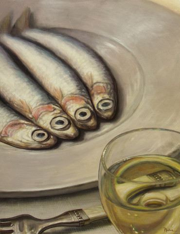 Painting - Anchovies