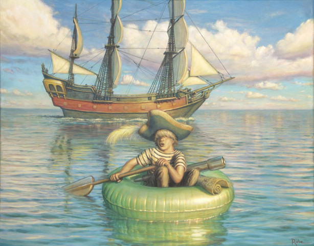 Painting - A Pirate's Life