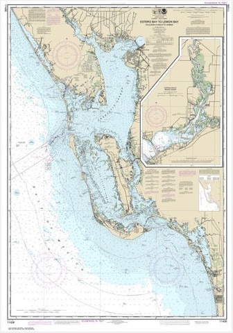 Nautical Chart of Sanibel Island