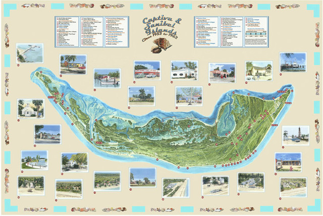 Sanibel Captiva Map 1952-62 - SOLD
PRINTS AVAILABLE